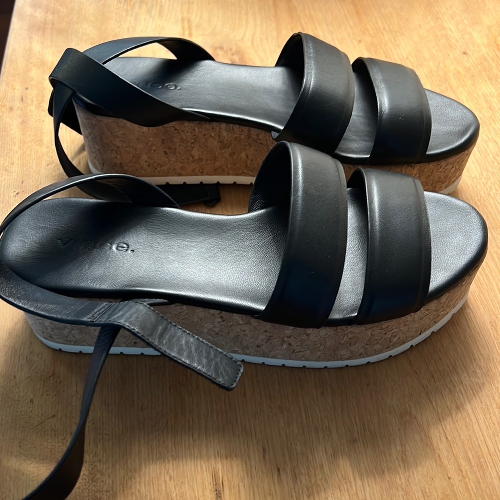 Vince platform sandals size 7